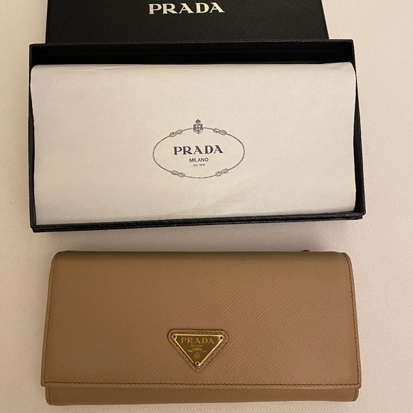 Prada Handbags - Prada Saffiano Portafoglio Wallet